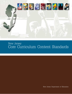 Core Curriculum Content Standards