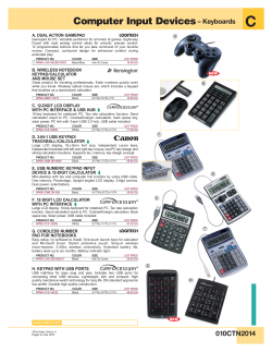 Computer Input Devices&ndash; Keyboards C