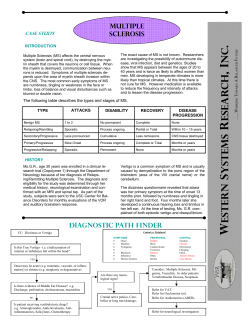 Multiple Sclerosis - Western Systems Research