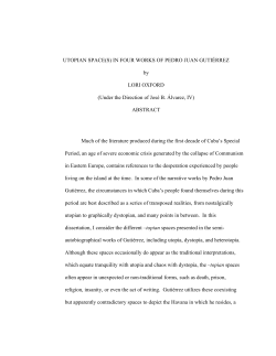 IN FOUR WORKS OF PEDRO JUAN GUTI&Eacute;RREZ by LORI OXFORD
