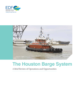 The Houston Barge System - Environmental Defense Fund