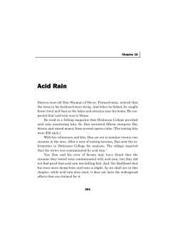 Acid Rain - Fraser Institute