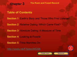 Chapter 3 Section 2 Relative Dating