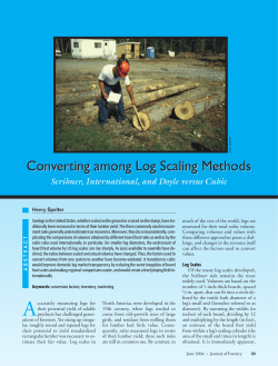 Converting among Log Scaling Methods