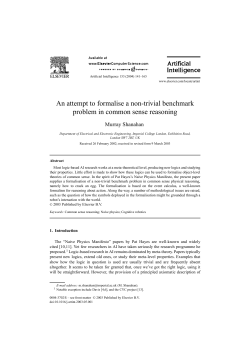 An attempt to formalise a non-trivial benchmark problem in common