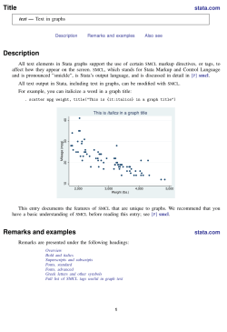 Text in graphs