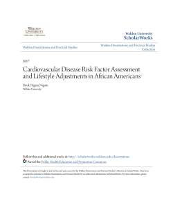 Cardiovascular Disease Risk Factor Assessment
