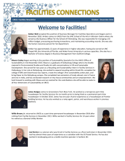 NOV - Facilities Operations, UNCG