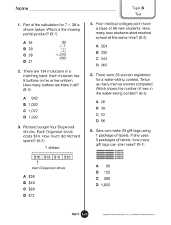 Scott Foresman Addison Wesley, enVision Math