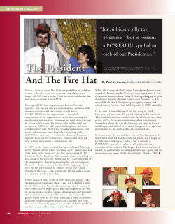 The President And The Fire Hat