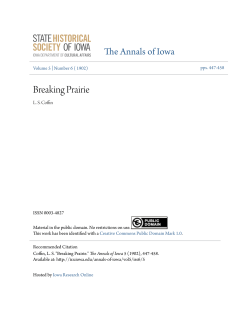 Breaking Prairie - Iowa Research Online