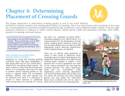 New Jersey School Zone Design Guide - Chapter 4