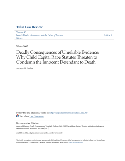 Deadly Consequences of Unreliable Evidence