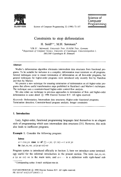 Constraints to stop deforestation