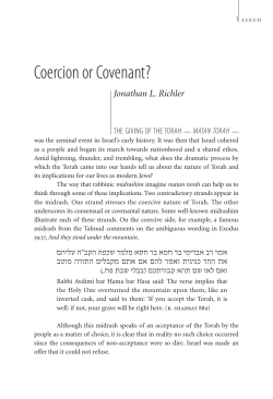 Coercion or Covenant?