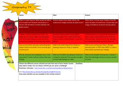 Geography Y9 - Fulwood Academy