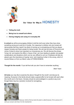 Honesty May Parents - Ashton St. Peter`s