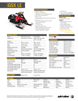 15GSX&reg; LE - Ski-Doo