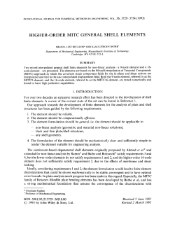 Higher-order MITC general shell elements