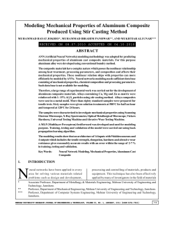 Modeling Mechanical Properties of Aluminum Composite Produced