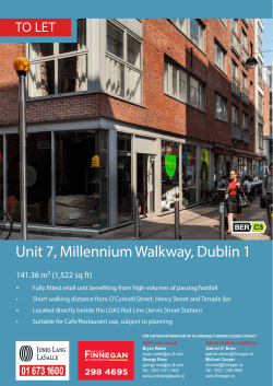 Unit 7, Millennium Walkway, Dublin 1