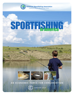 Sportfishing in America - American Sportfishing Association