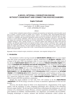 A novel internal combustion engine without