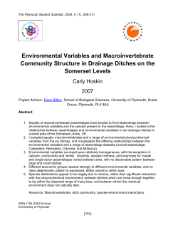 Sampling method and taxon identification