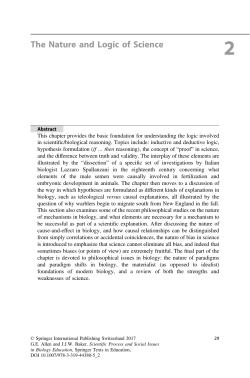 The Nature and Logic of Science