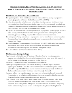 church history: from pentecost to the great schism