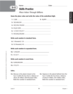 Skills Practice - Mr. Luppo`s Class