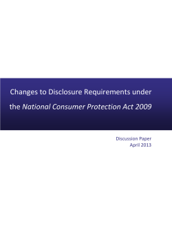 Changes to disclosure requirements under the