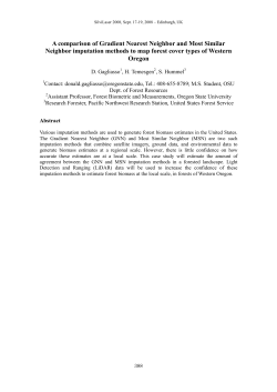 A comparison of Gradient Nearest Neighbor and Most Similar