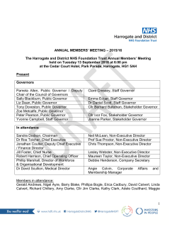available here. - Harrogate and District NHS Foundation Trust