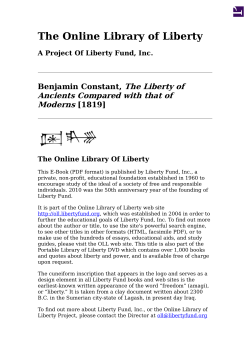Online Library of Liberty