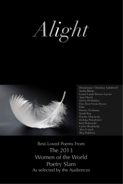 Alight: The Poems of WOWPS 2013