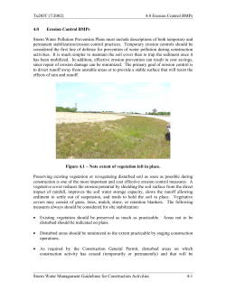 4.0 Erosion Control Practices