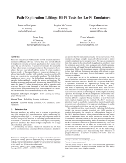 Path-exploration lifting: hi-fi tests for lo-fi emulators