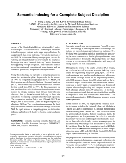 Semantic Indexing for a Complete Subject Discipline