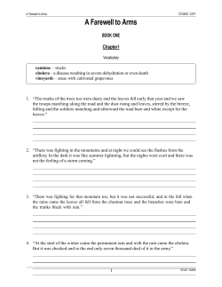 A FAREWELL TO ARMSSTUDY GUIDE