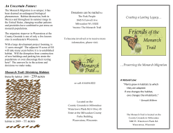 Friends of the - Monarch Trail