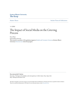 The Impact of Social Media on the Grieving Process - The Keep
