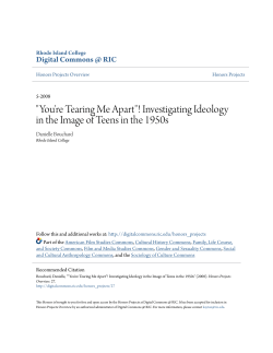 "You`re Tearing Me Apart"! Investigating