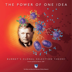 Burnet booklet.indd - Walter and Eliza Hall Institute of Medical