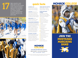 quick facts MUSTANGS MARCHING BAND