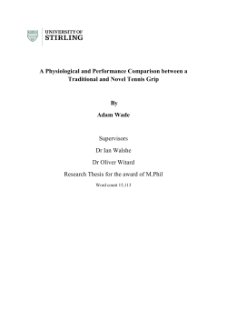 AW2014TGS Thesis - University of Stirling