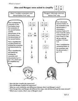 Alex and Morgan were asked to simplify the expression