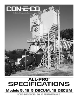 All-Pro Specs Booklet