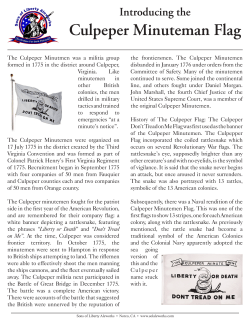 Culpeper Minuteman Flag