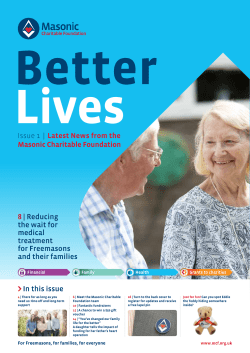 Better Lives - Masonic Charitable Foundation